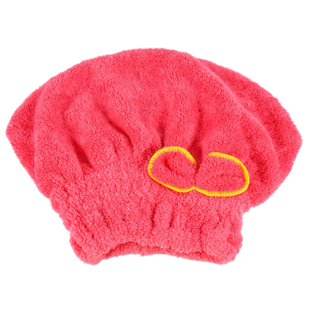 Coral Quick Fast Drying Bath Tower Hat Cap Soft