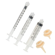 Silicone Pet Syringe Set for Cats Dogs - High Temp Resistant 3pcs
