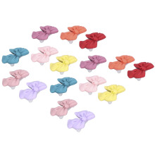 Dog Cat Pet Hair Bow 16pcs Set with Clips - Grooming Accessory for Small Pets