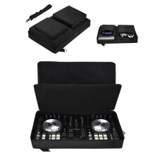 Large Capacity DJ Storage Case for Pioneer DDJ-SR 2/SR, Traktor Kontrol S4 Mk3, Hercules DJControl Inpulse 500, Multi-Functional Outdoor Bag