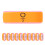 10pcs O Shape Nail File Buffer Polishing Block 1