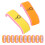 10pcs O Shape Nail File Buffer Polishing Block 5
