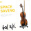 Stretchable Violin Stand Fiddle Floor Holder Foldable Display Rack for Violinists Durable Adjustable Height Design 2