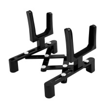Stretchable Violin Stand Fiddle Floor Holder Foldable Display Rack for Violinists Durable Adjustable Height Design