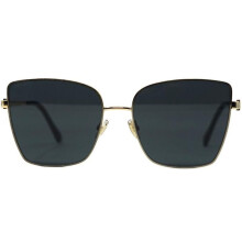 Lunettes de Soleil - JIMMY CHOO - VELLA/S - Métal - 06J GOLD HAVANA - Femme