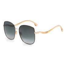 Lunettes de soleil - Jimmy Choo - MAMIE-S-RHL - Ronde - Métal - Protection UV 3