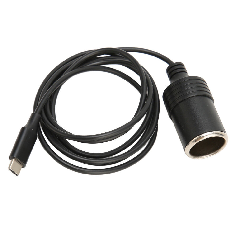Type C To Cigarette Lighter Adapter 4.9Ft Long 9387669127998
