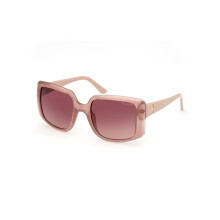 Guess GU00097 Sunglasses 53/21/135 Shiny Beige Front Injected WOMAN GU00097
