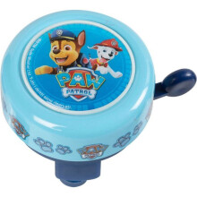 Campanello per bicicletta - PAW PATROL - Universale - Metallo blu - Facile da fissare - Motivo Pat' Patrouille