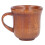 Taza de madera 300ml Cal 9cm x H9cm Color natural 2