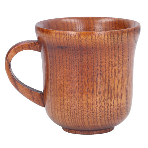 Taza de madera 300ml Cal 9cm x H9cm Color natural 1