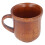 Taza de madera 300ml Cal 9cm x H9cm Color natural 16