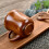 Taza de madera 300ml Cal 9cm x H9cm Color natural 11