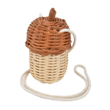 Bolsa-cesta de ratán 7x13cm Mini portátil 60 g