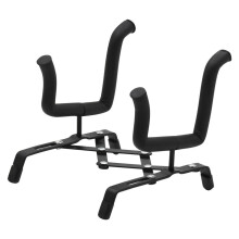Violin Accessories Professional 4 String Portable Stand for 1/4 Size Violins, Lightweight and Durable Instrument Holder