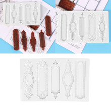 Molde de silicona gris de 180 g, duradero para pasteles, fondant