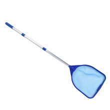Rete per skimmer da piscina, asta telescopica a 3 sezioni, 27x27 cm
