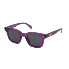Sonnenbrille Zadig&Voltaire SZV401V 48/23/140 01F5 TRANSPARENTES LICHTE ZYKLAMEN Acetat DAMEN TRANSPARENTES LICHTE ZYKLAMEN