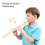 Flauto dolce in ABS, 8 fori, soprano, bianco 8