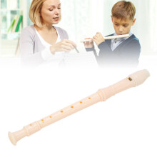 Flauto dolce in ABS, 8 fori, soprano, bianco