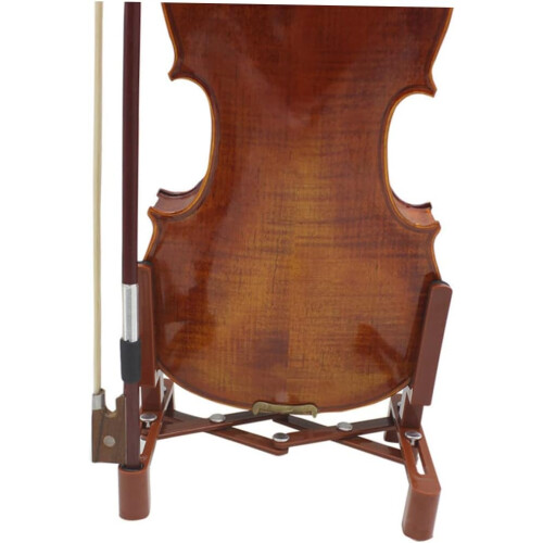 Foldable Violin Bracket Lightweight Compact Stand for Display and Practice Fits All Violin Sizes Durable Design 2
