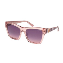 Gafas de sol - Guess - 00113 - Beige vivo - Lentes moradas degradadas - Calibre 55
