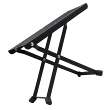 Guitar Foot Stools for Adults Adjustable Height Guitar Footrest Stool for Comfortable Practice in Wood Finish