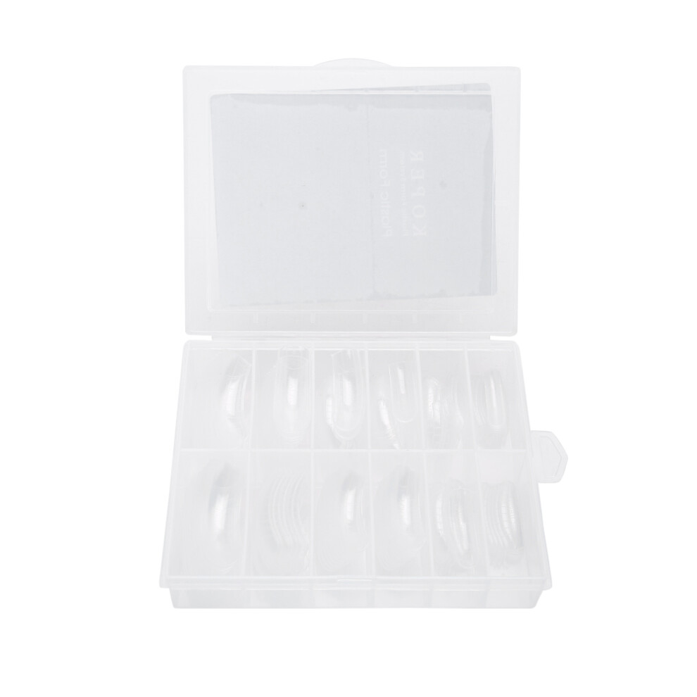 120pcs Transparent Full Cover False Nail Art Tips