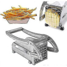 Stainless Steel Manual Potato Cutter French Fries Slicer Potato Chips Maker