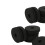 Plastic Felt Cymbal Sleeves 20Pcs Replacement Accessories for Drum Set Black 8