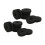 Plastic Felt Cymbal Sleeves 20Pcs Replacement Accessories for Drum Set Black 4