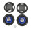 2Pcs Car Loudspeaker 500W Mid Treble 6.5inch 1