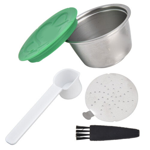 Taza reutilizable para cápsulas, 60 g, 5,3 x 3,5 cm, plateado 1