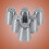 6PCS Stainless Steel Flower Cake Icing Piping 12