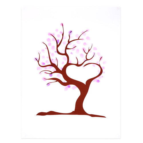 Fingerprint / Thumbprint Tree Canvas Personal