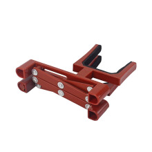 Foldable Violin Stand Lightweight Dark Color Adjustable Height Portable Support for Violin Instruments