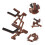 Violin Stand for Long-Term Use - Folding Fiddle Display Rack with Durable Workmanship, Adjustable Height, and Stable Base 3