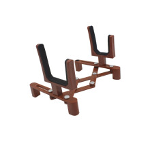 Violin Stand for Long-Term Use - Folding Fiddle Display Rack with Durable Workmanship, Adjustable Height, and Stable Base