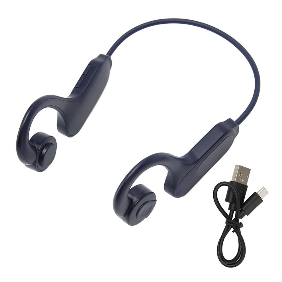 Bone Conduction Headphones Tooth 5.3 Led Blue 9387669130165
