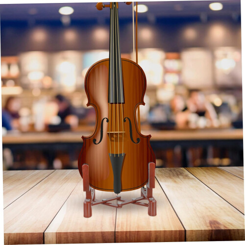 Foldable Violin Bracket Professional Violin Stand Compact and Portable for 4/4 Violins Sturdy Design Lightweight Construction 1