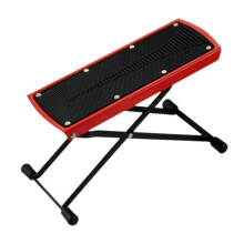 Guitar Foot Stool Portable With 6 Adjustable Height Positions For Ukulele And Guitar Players