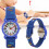 Kid Waterproof Cartoon Watch Letter Pattern 6