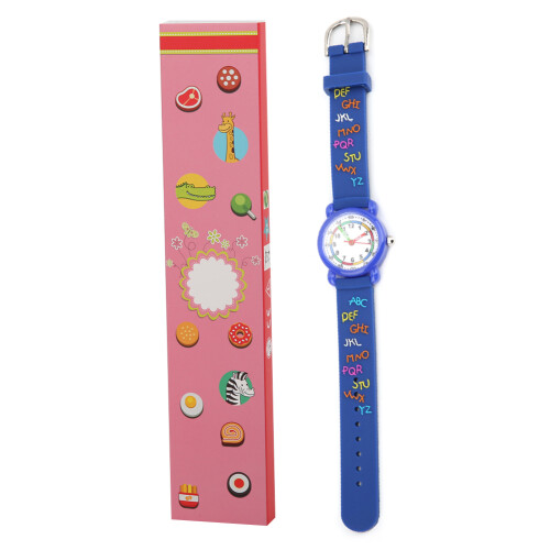 Kid Waterproof Cartoon Watch Letter Pattern