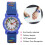 Kid Waterproof Cartoon Watch Letter Pattern 7
