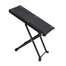 Guitar Foot Stool Sturdy Durable Foldable Design Adjustable Height for Comfortable Playing Position