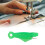 Pack of 100 Green Fish Needle Threaders for Sewing Machine Automatic Inserter 14