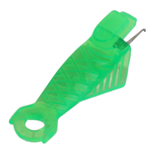Pack of 100 Green Fish Needle Threaders for Sewing Machine Automatic Inserter