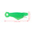 Pack of 100 Green Fish Needle Threaders for Sewing Machine Automatic Inserter 9