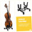 Violin Stand with Folding Hooks, Adjustable Floor Holder for Display and Storage, Suitable for All Violin Sizes 4