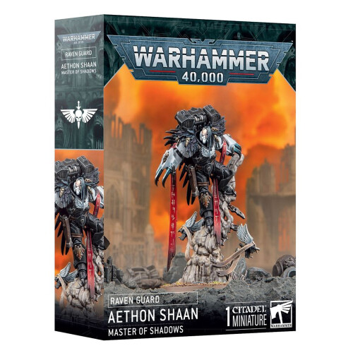 Warhammer Games Workshop Warhammer 40k Raven Guard: Aethon Shaan 55-60 - Tabletop Miniatures Wargame